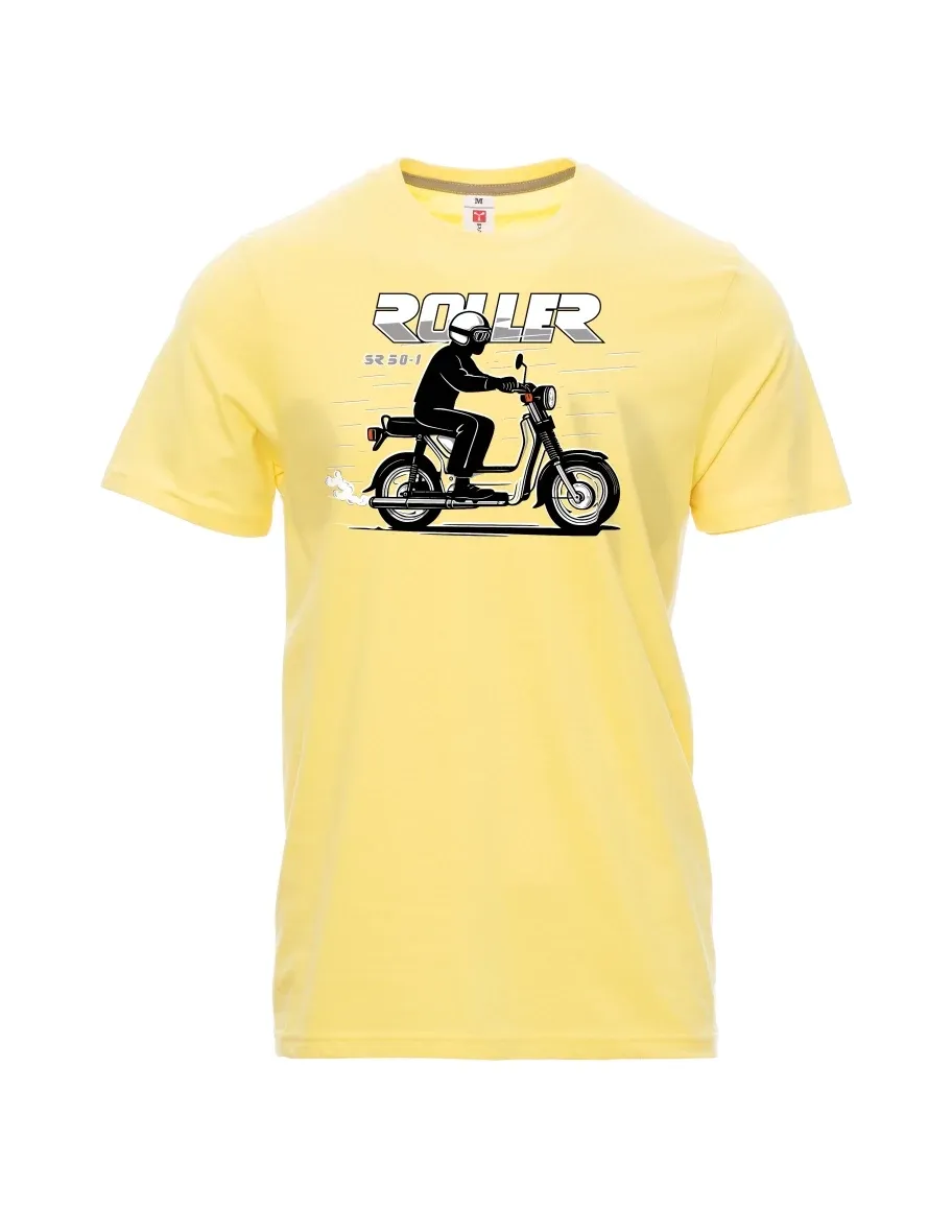 Hellgelb T-Shirt für Männer Motorroller SR 50/1 Roller