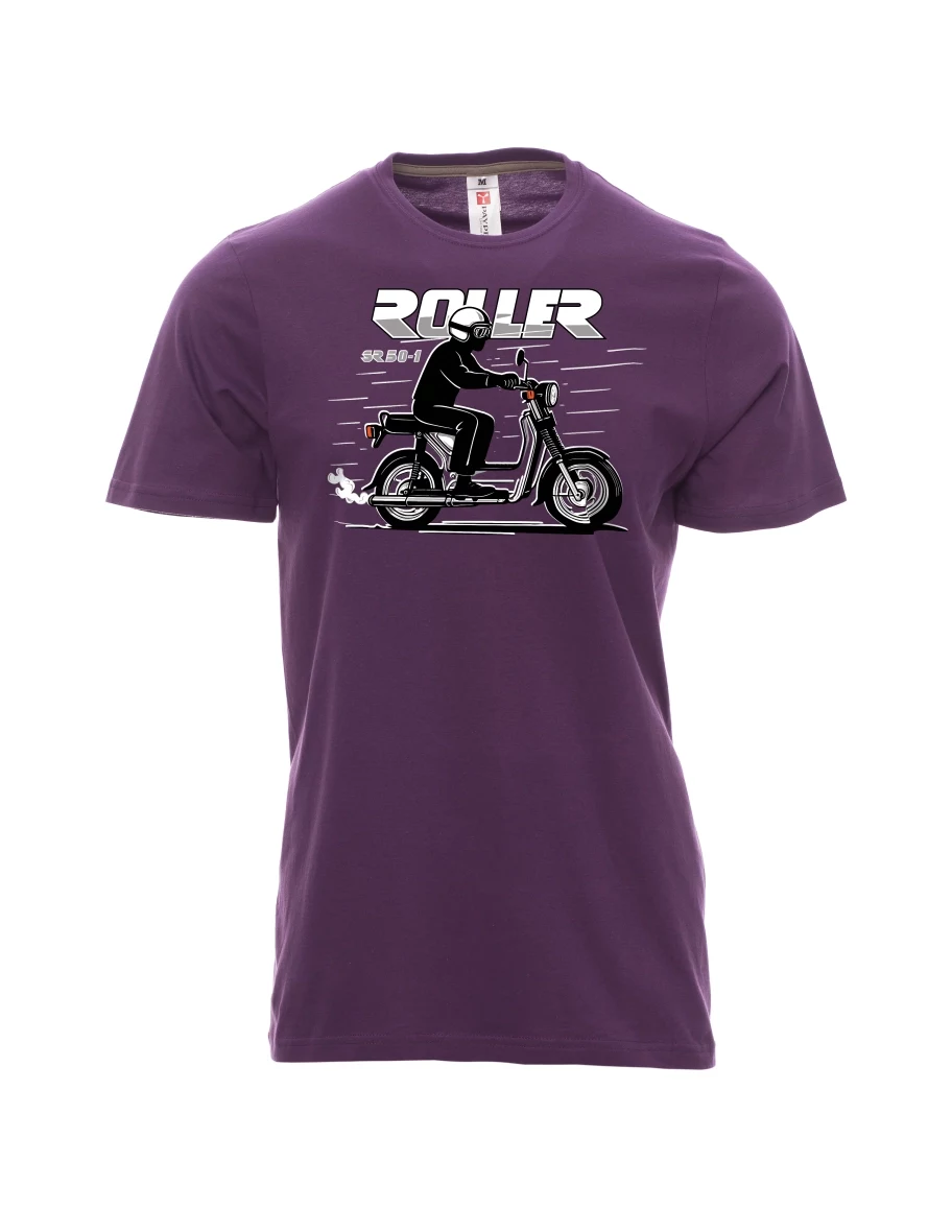 Violett T-Shirt für Männer Motorroller SR 50/1 Roller