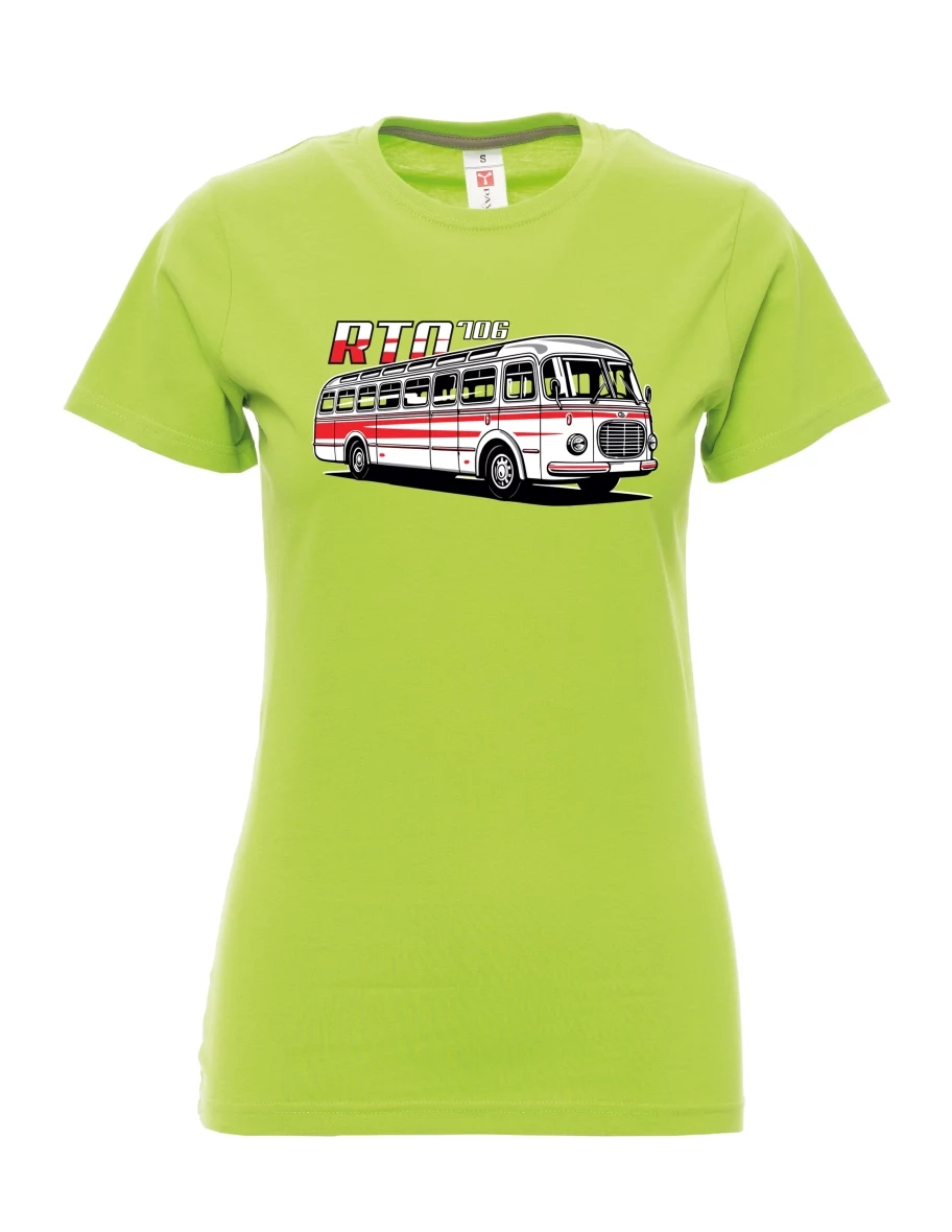 Limone T-Shirt für Damen Autobus RTO 706