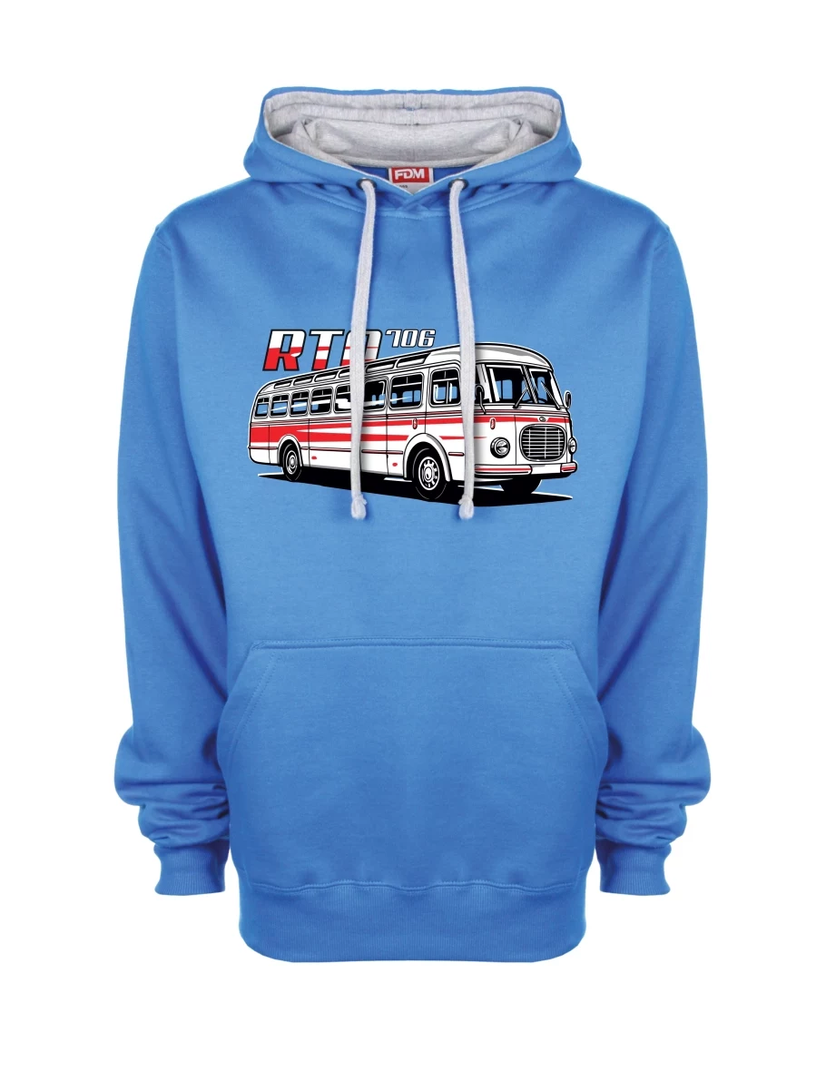 Grau-blaues Sweatshirt Autobus RTO 706