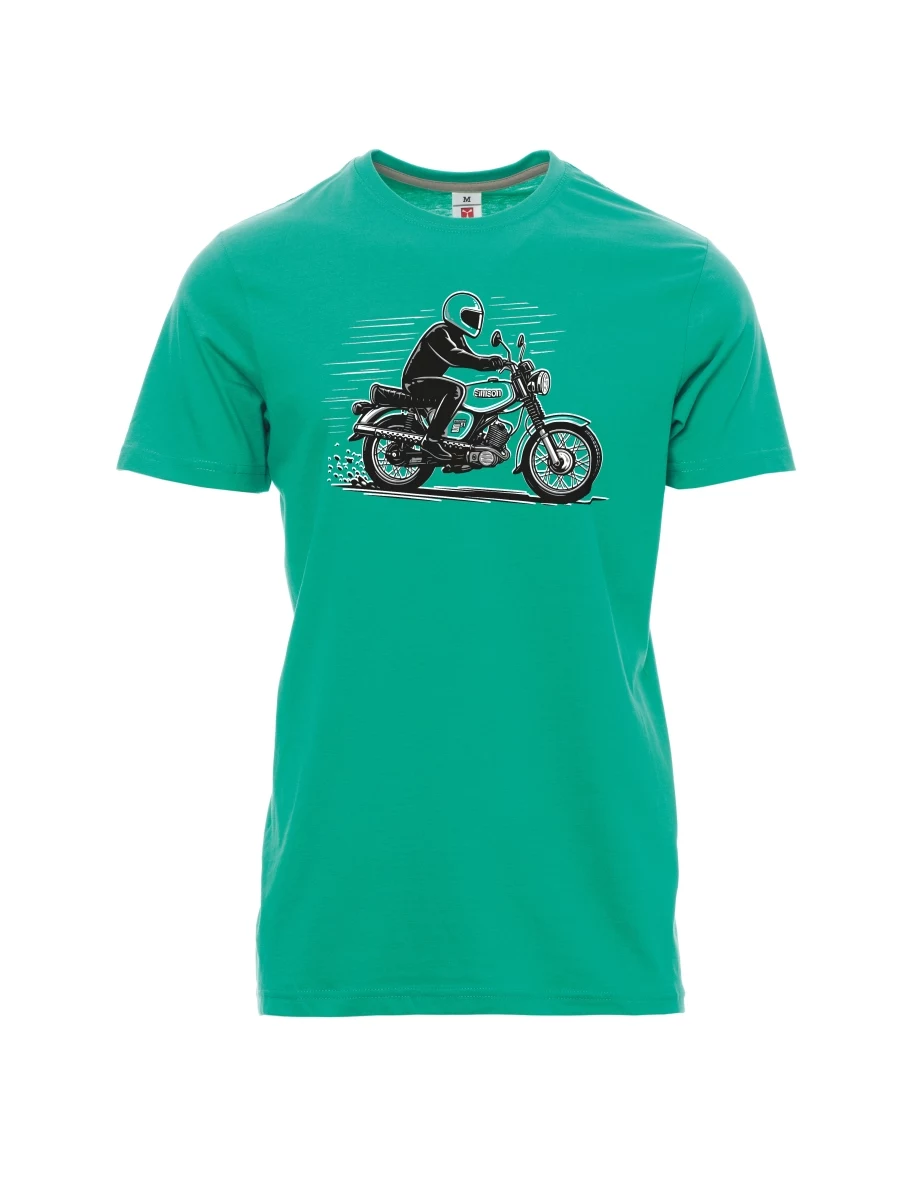 Smaragde T-Shirt für Männer Motorrad Enduro S51