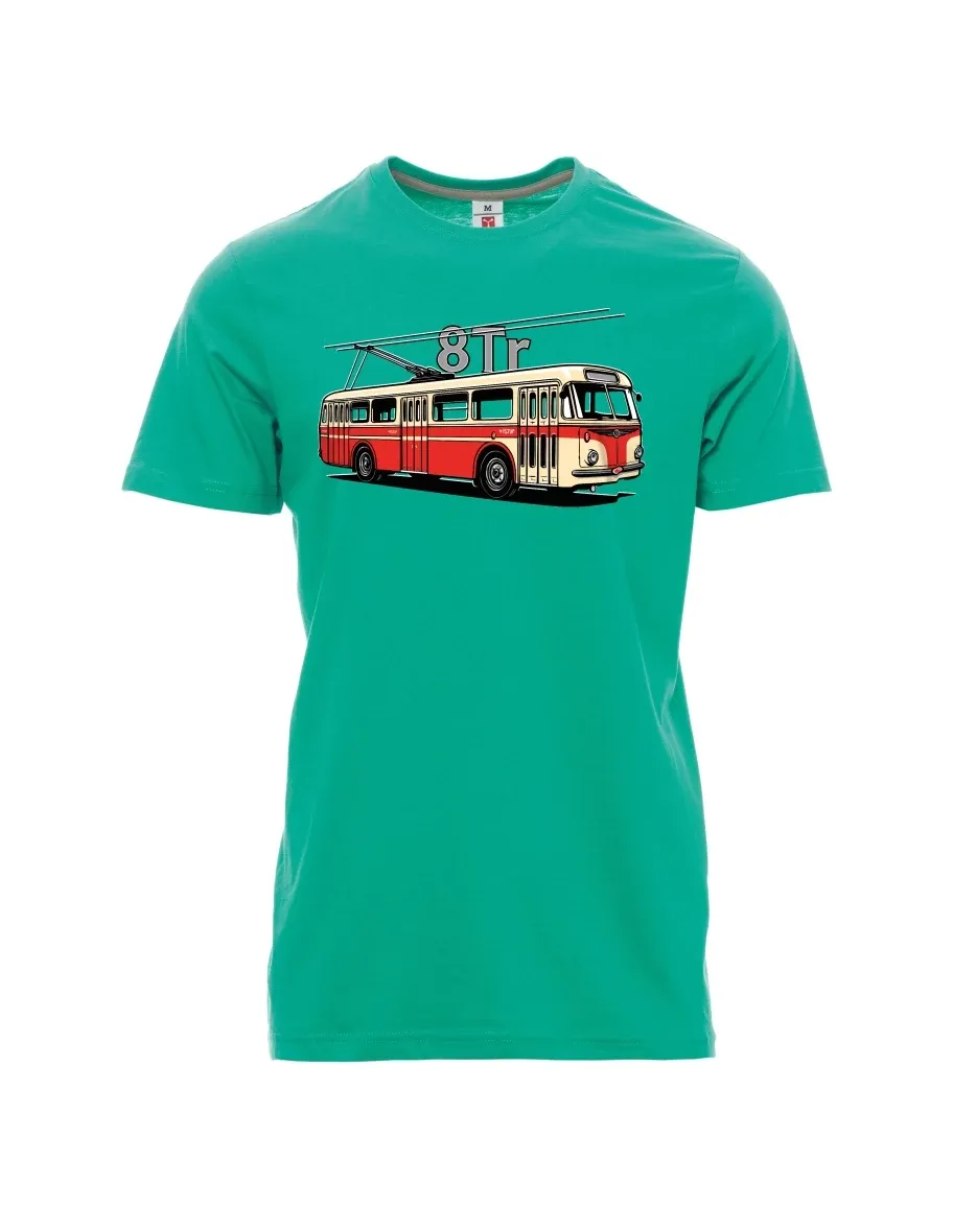 Smaragde T-Shirt für Männer Oberleitungsbus 8Tr
