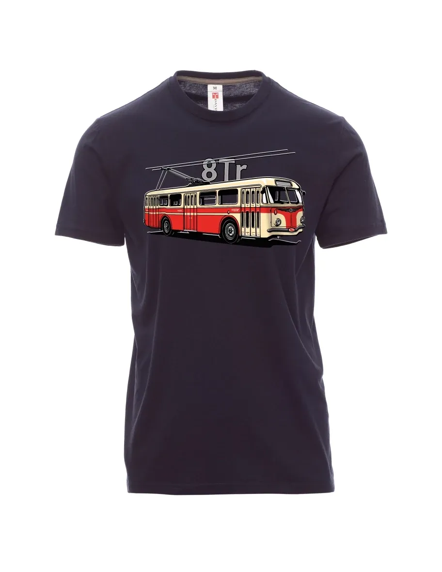 Marine T-Shirt für Männer Oberleitungsbus 8Tr