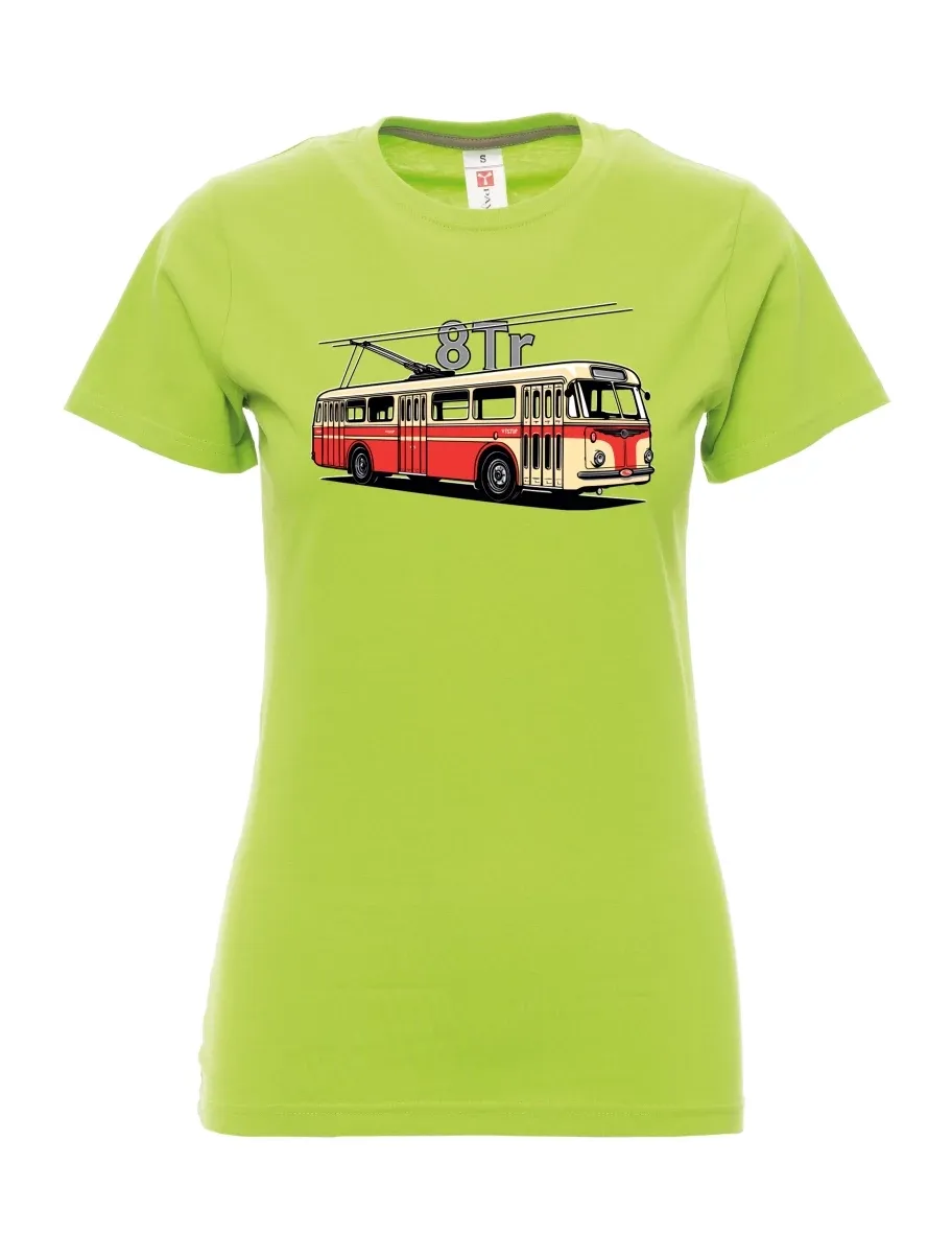 Limone T-Shirt für Damen Oberleitungsbus 8Tr