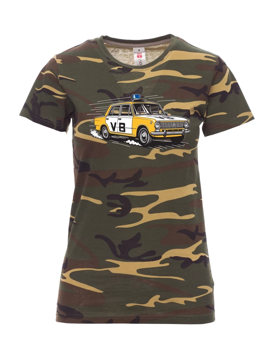 Tarnung T-Shirt für Damen Automobil VAZ 2101 VB
