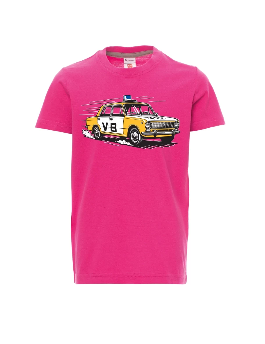 Rosa Kinder T-Shirt Automobil VAZ 2101 VB