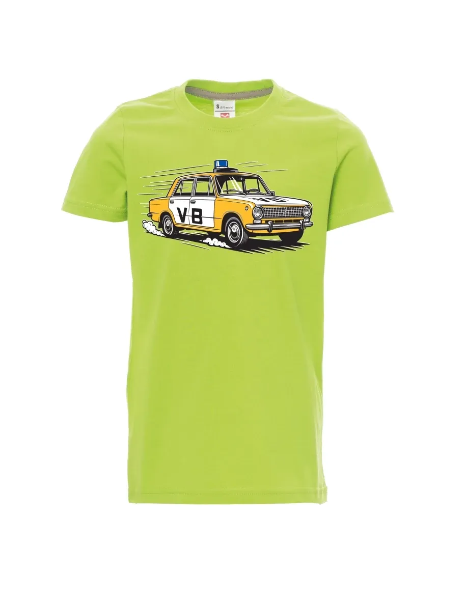 Hellgrünes Kinder T-Shirt Automobil VAZ 2101 VB