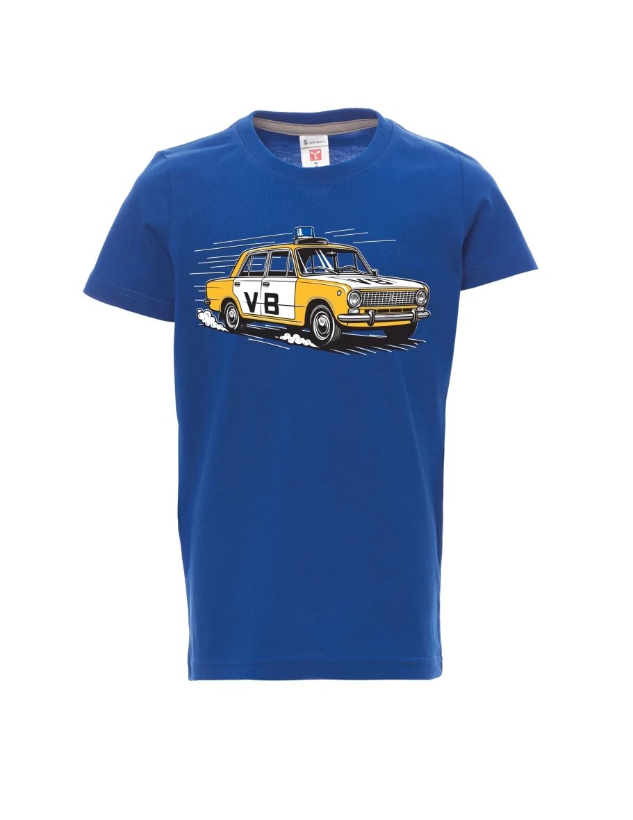 Blaues Kinder T-Shirt Automobil VAZ 2101 VB