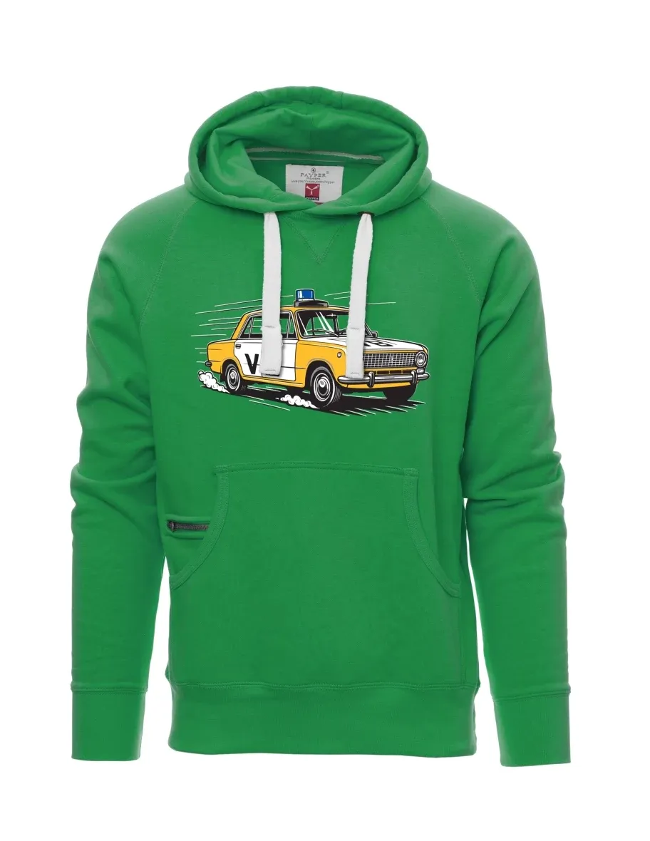 Grünes Sweatshirt für Männer Automobil VAZ 2101 VB
