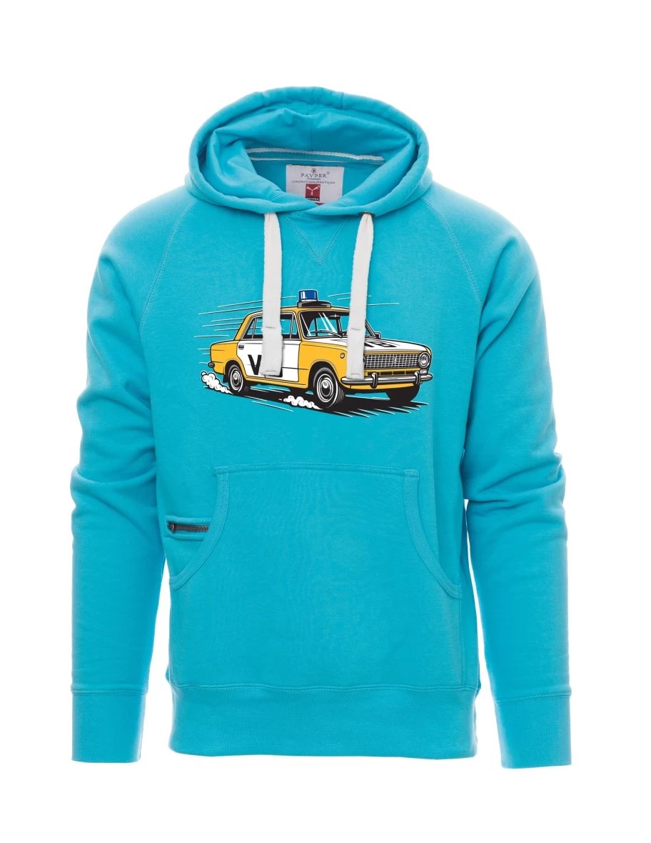 Hellblaues Sweatshirt für Männer Automobil VAZ 2101 VB