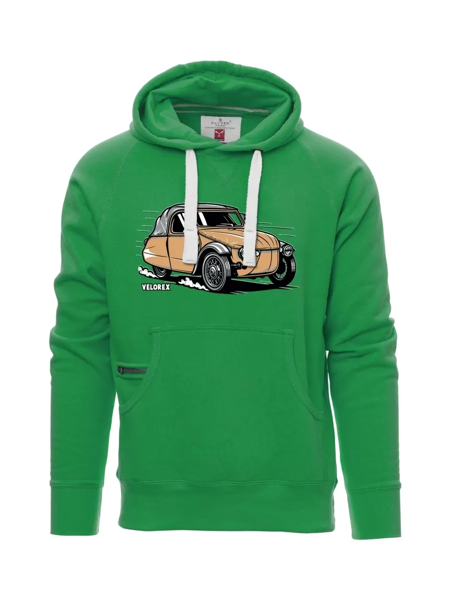 Grünes Sweatshirt für Männer Automobil Velorex