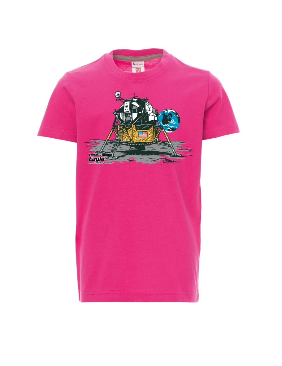 Rosa Kinder T-Shirt Mondmodul Eagle