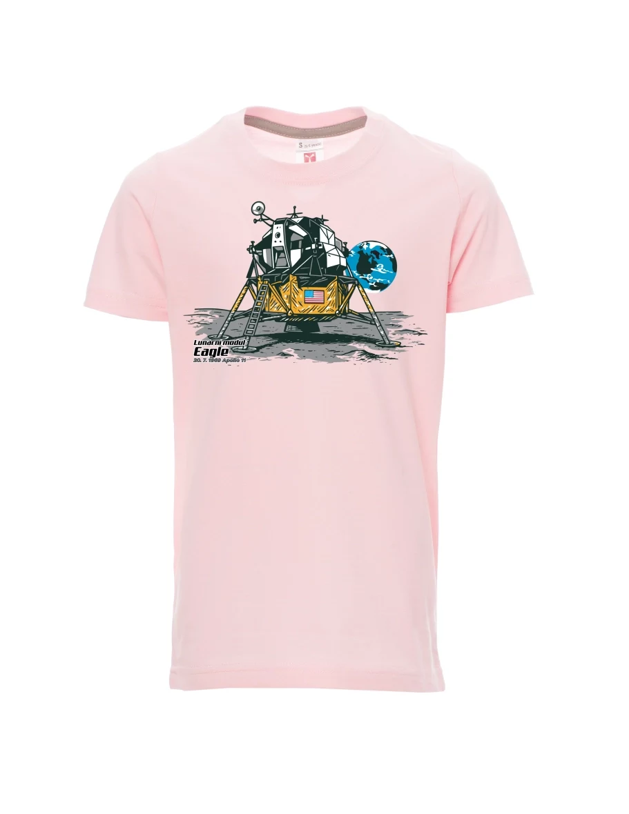 Hell-Pink Kinder T-Shirt Mondmodul Eagle