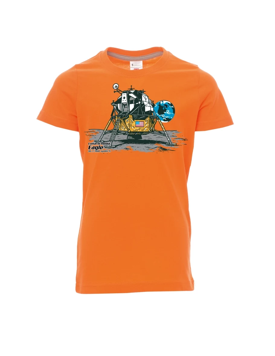 Orange Kinder T-Shirt Mondmodul Eagle