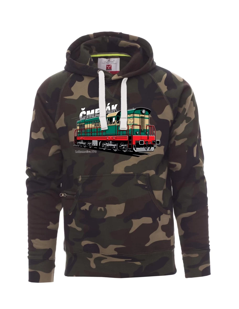 Tarnung Sweatshirt für Männer Lokomotive 770 „Čmelák“
