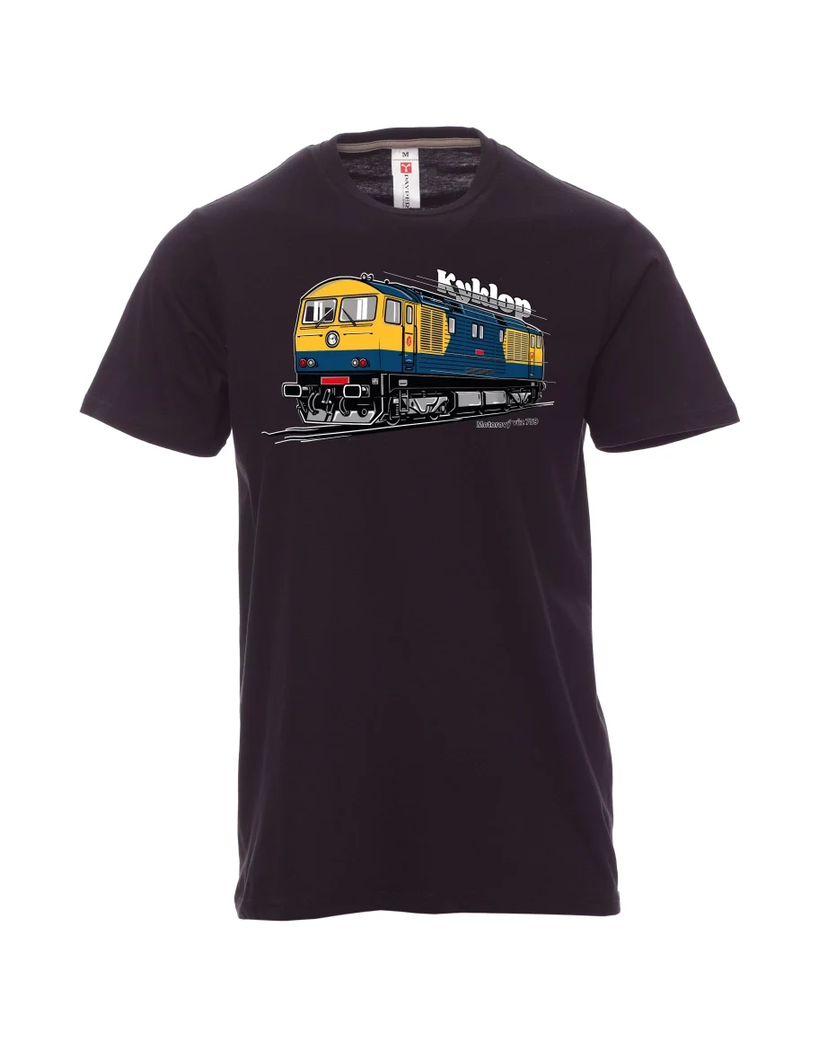 Schwarzes T-Shirt für Männer Triebwagen 759 „Kyklop“