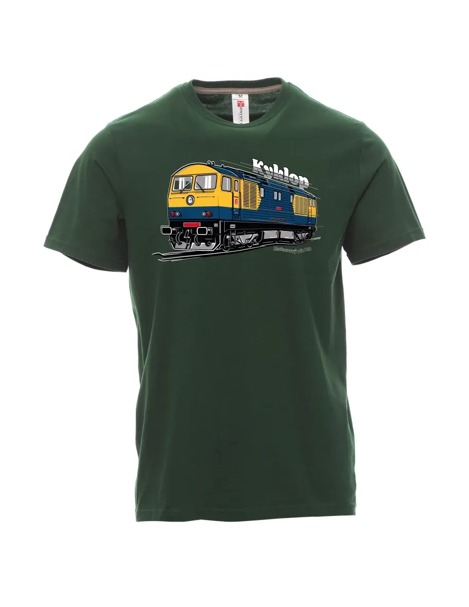 Dunkelgrün T-Shirt für Männer Triebwagen 759 „Kyklop“