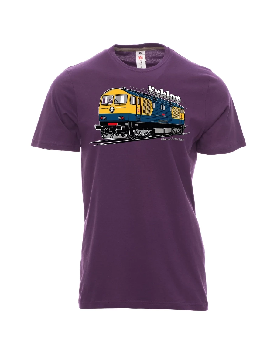 Violett T-Shirt für Männer Triebwagen 759 „Kyklop“