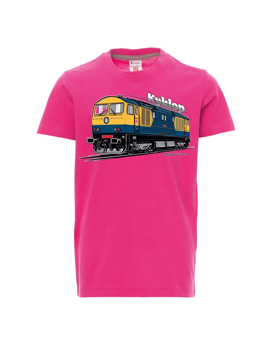 Rosa Kinder T-Shirt Triebwagen 759 „Kyklop“