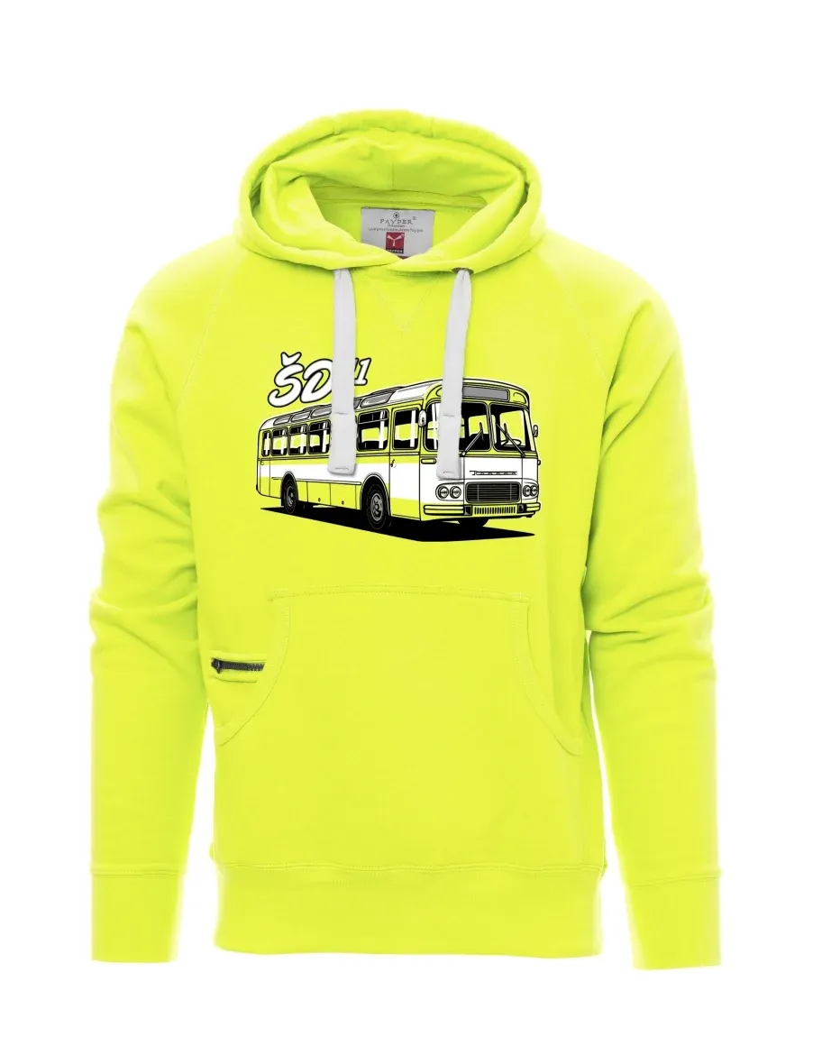 Fluoreszierendes Sweatshirt für Männer Autobus ŠD 11