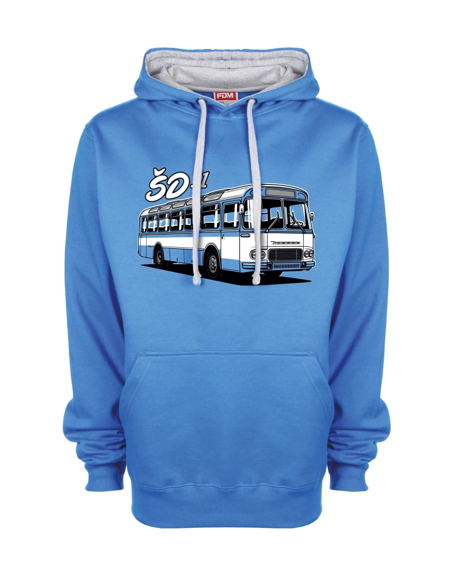 Grau-blaues Sweatshirt Autobus ŠD 11