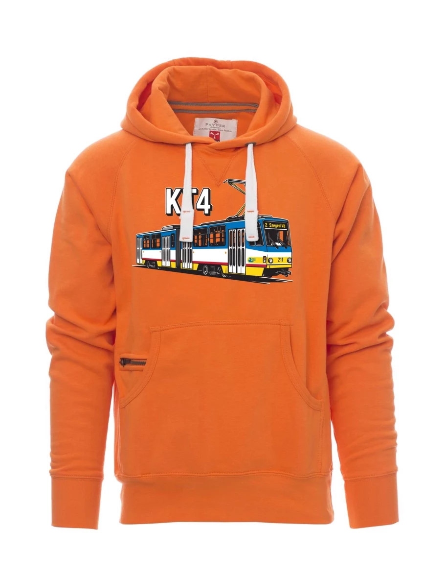 Orange Sweatshirt für Männer Straßenbahn KT4