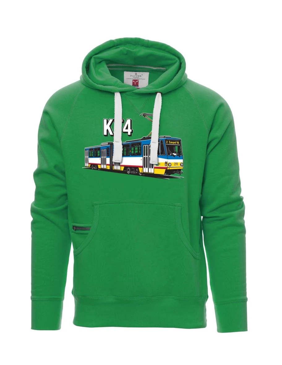 Grünes Sweatshirt für Männer Straßenbahn KT4