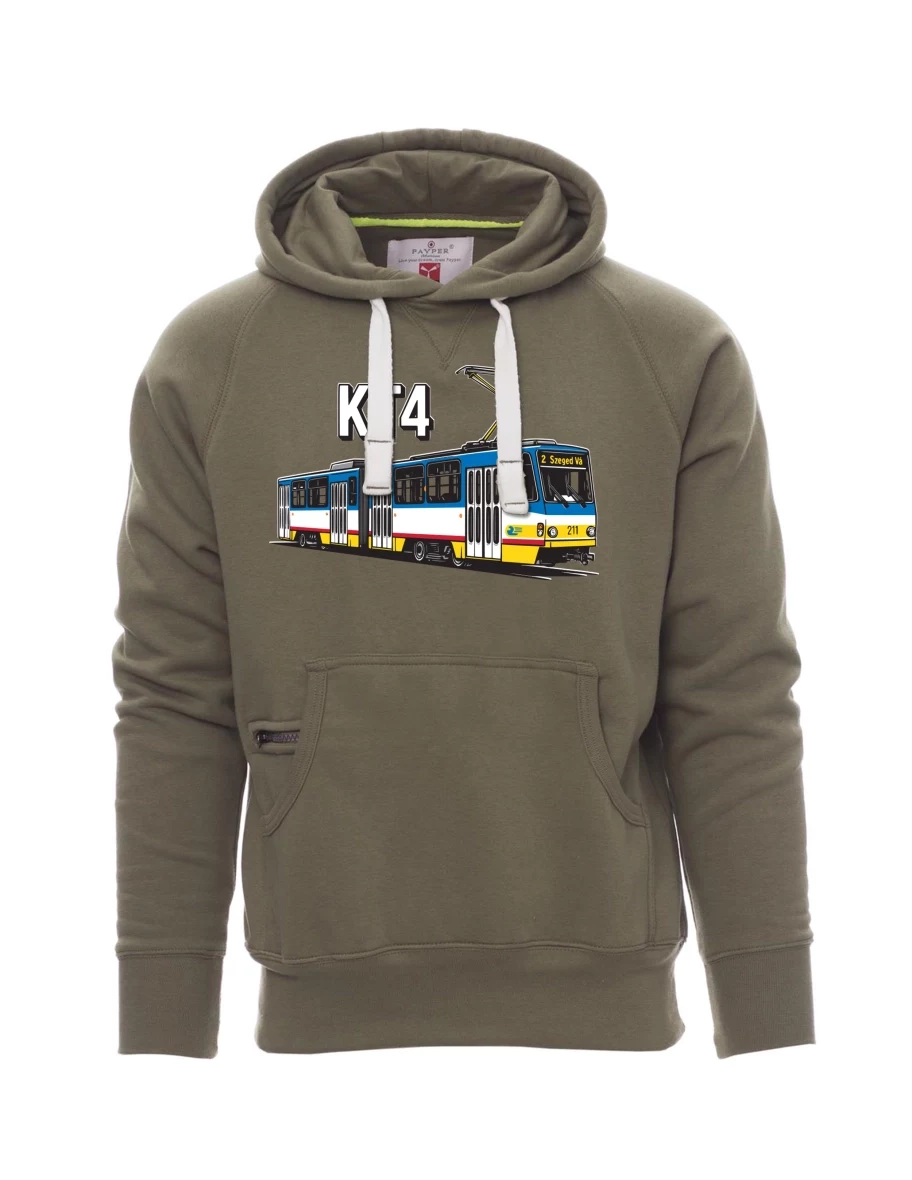 Khaki Sweatshirt für Männer Straßenbahn KT4