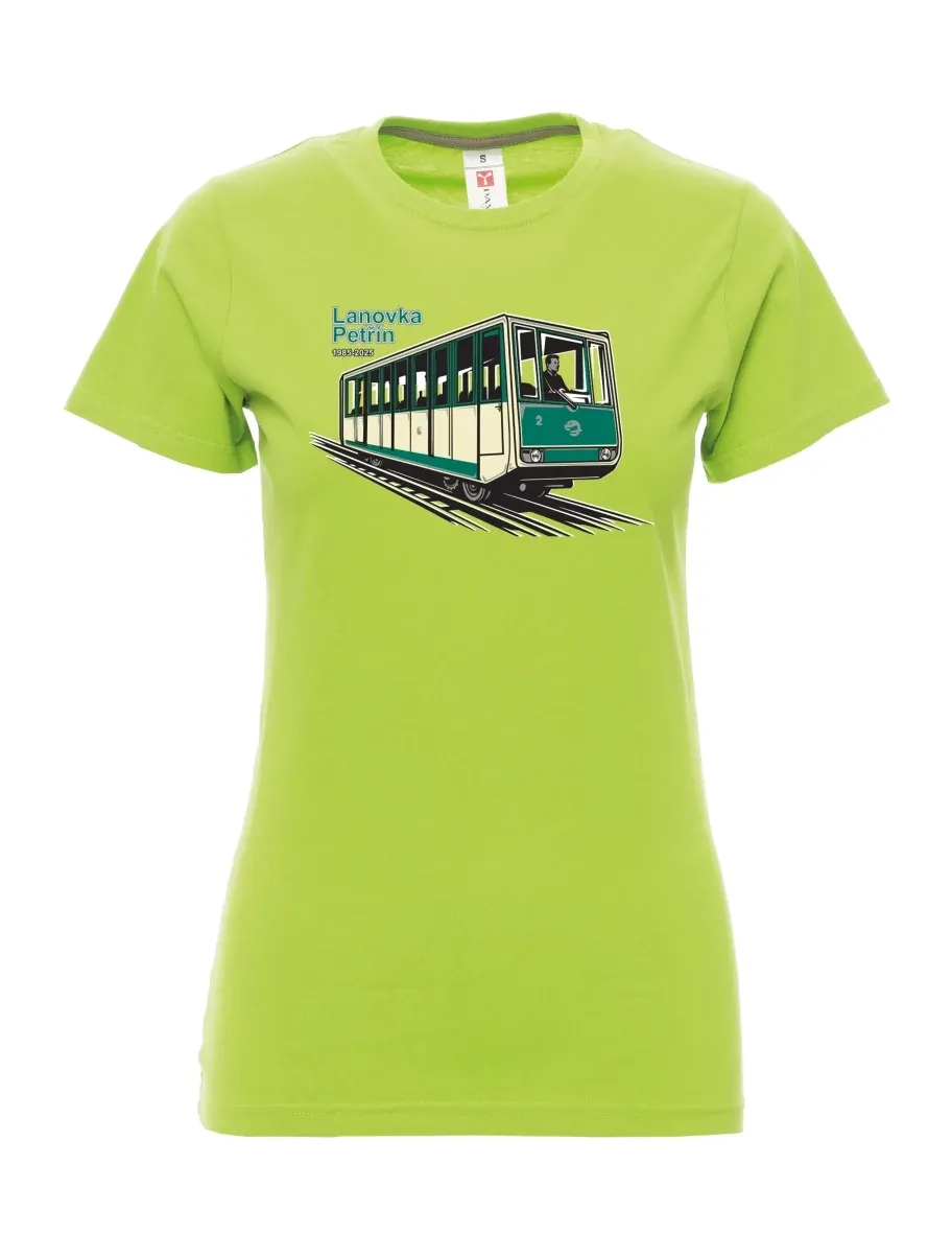 Limone T-Shirt für Damen Seilbahn Petřín