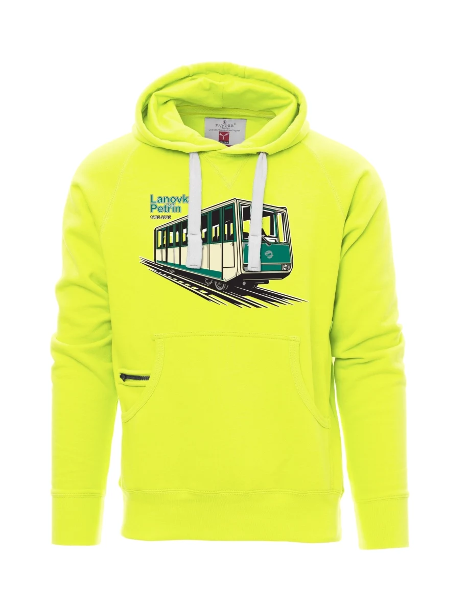 Fluoreszierendes Sweatshirt für Männer Seilbahn Petřín