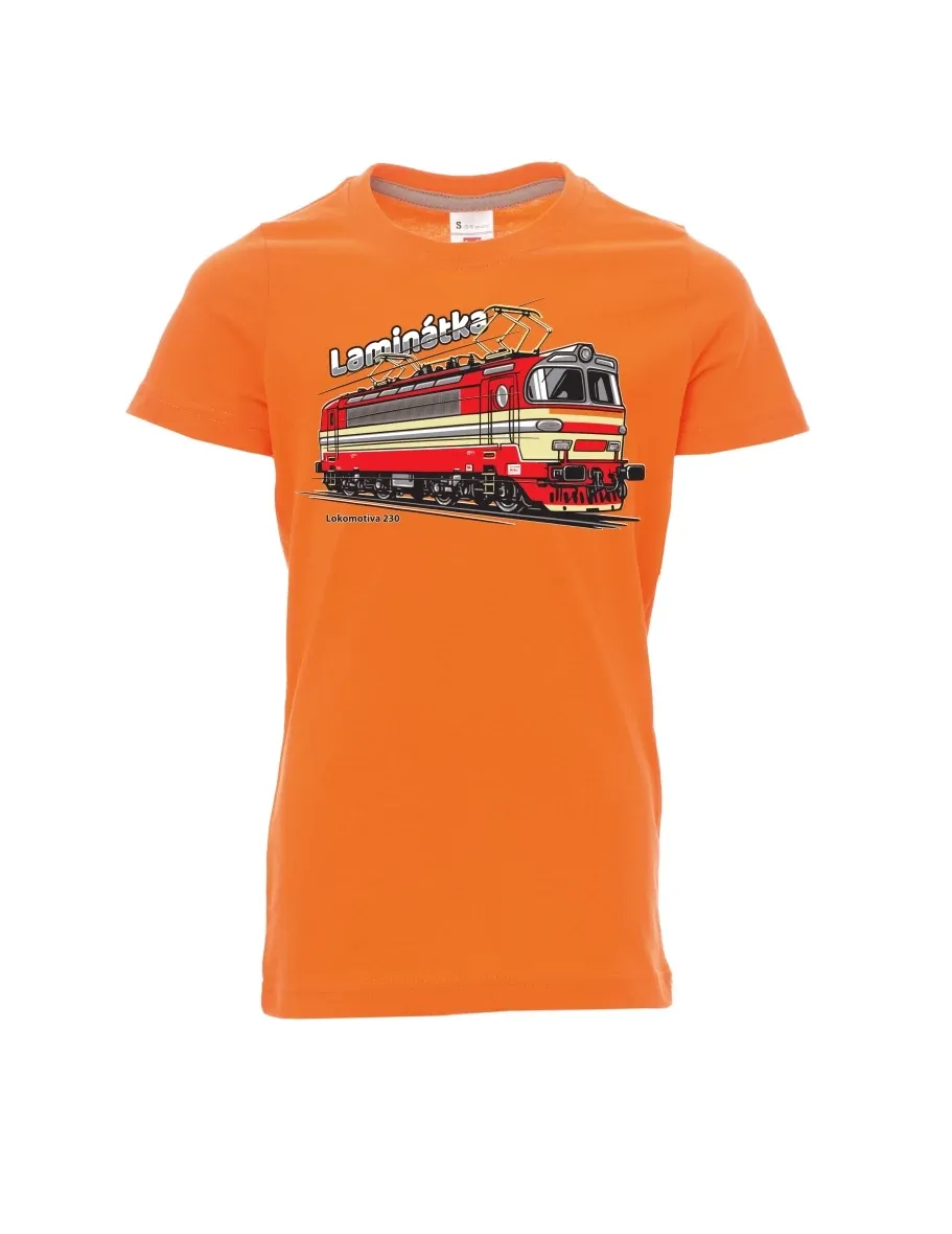 Orange Kinder T-Shirt Lokomotive 230 „Laminátka“
