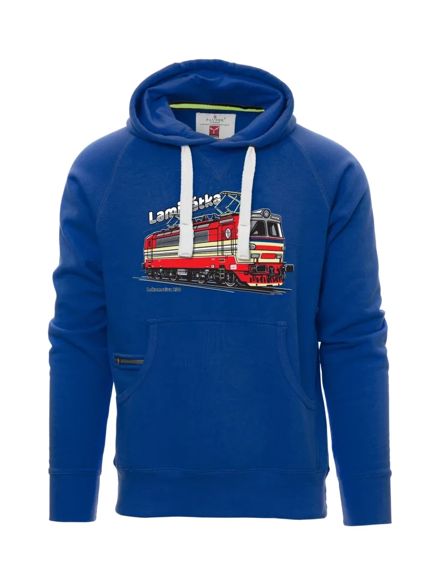 Blaues Sweatshirt für Männer Lokomotive 230 „Laminátka“