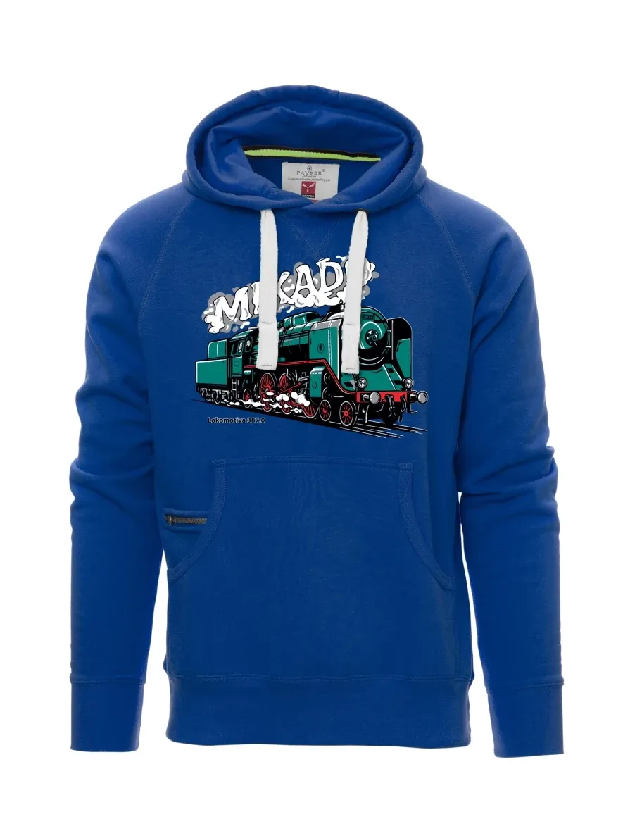 Blaues Sweatshirt für Männer Lokomotive 387.0 „MIKADO“