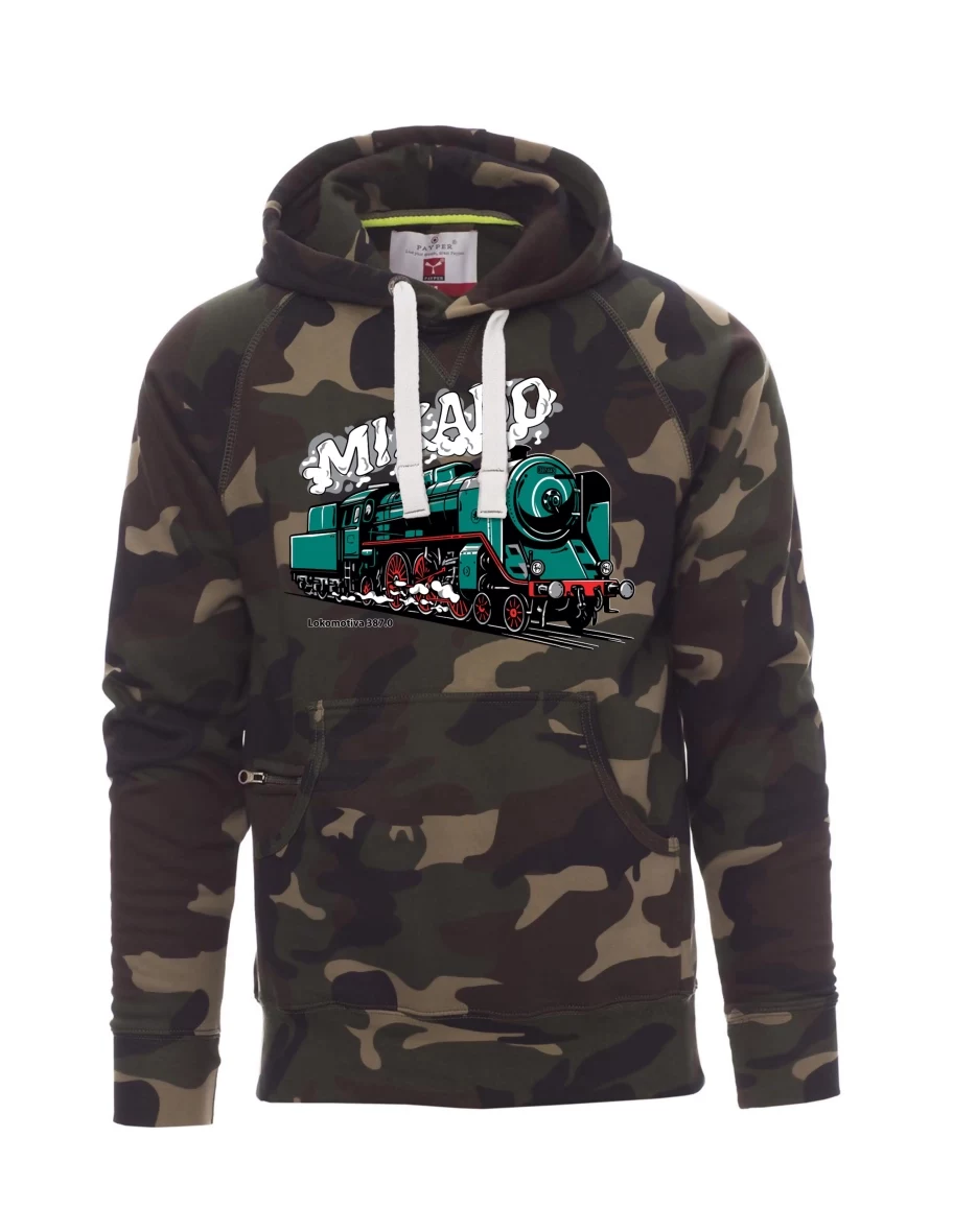 Tarnung Sweatshirt für Männer Lokomotive 387.0 „MIKADO“