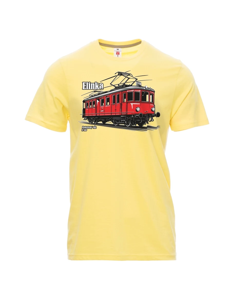 Hellgelb T-Shirt für Männer Elektrotriebwagen M 400 „Elinka“