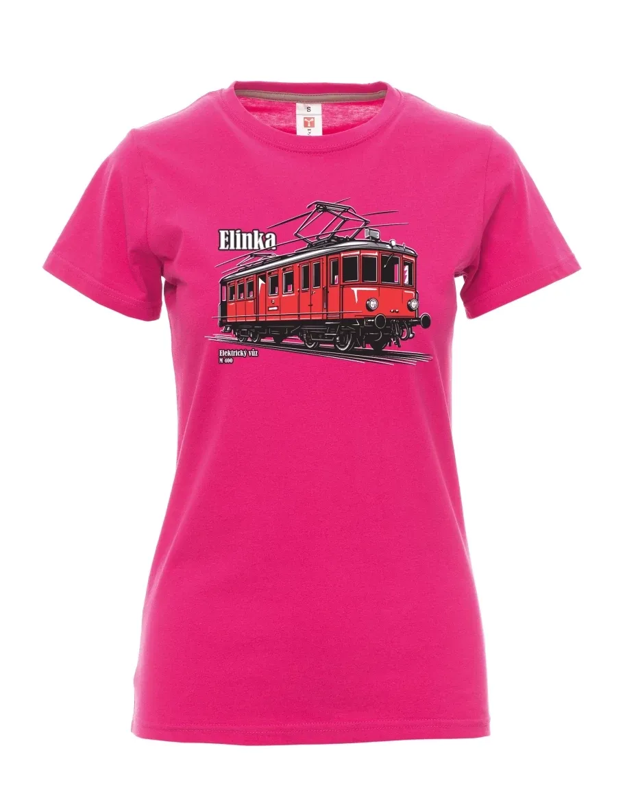 Rosa T-Shirt für Damen Elektrotriebwagen M 400 „Elinka“