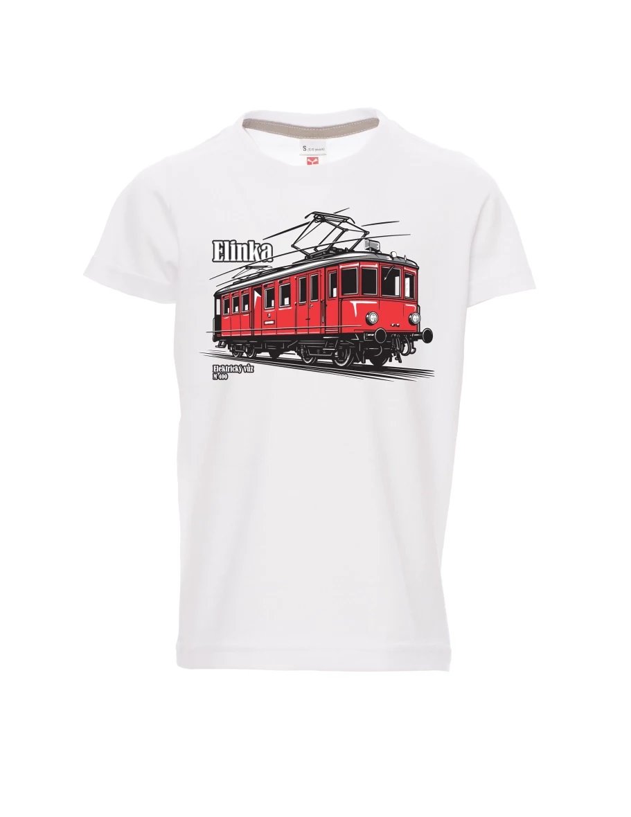 Weißes Kinder T-Shirt Elektrotriebwagen M 400 „Elinka“
