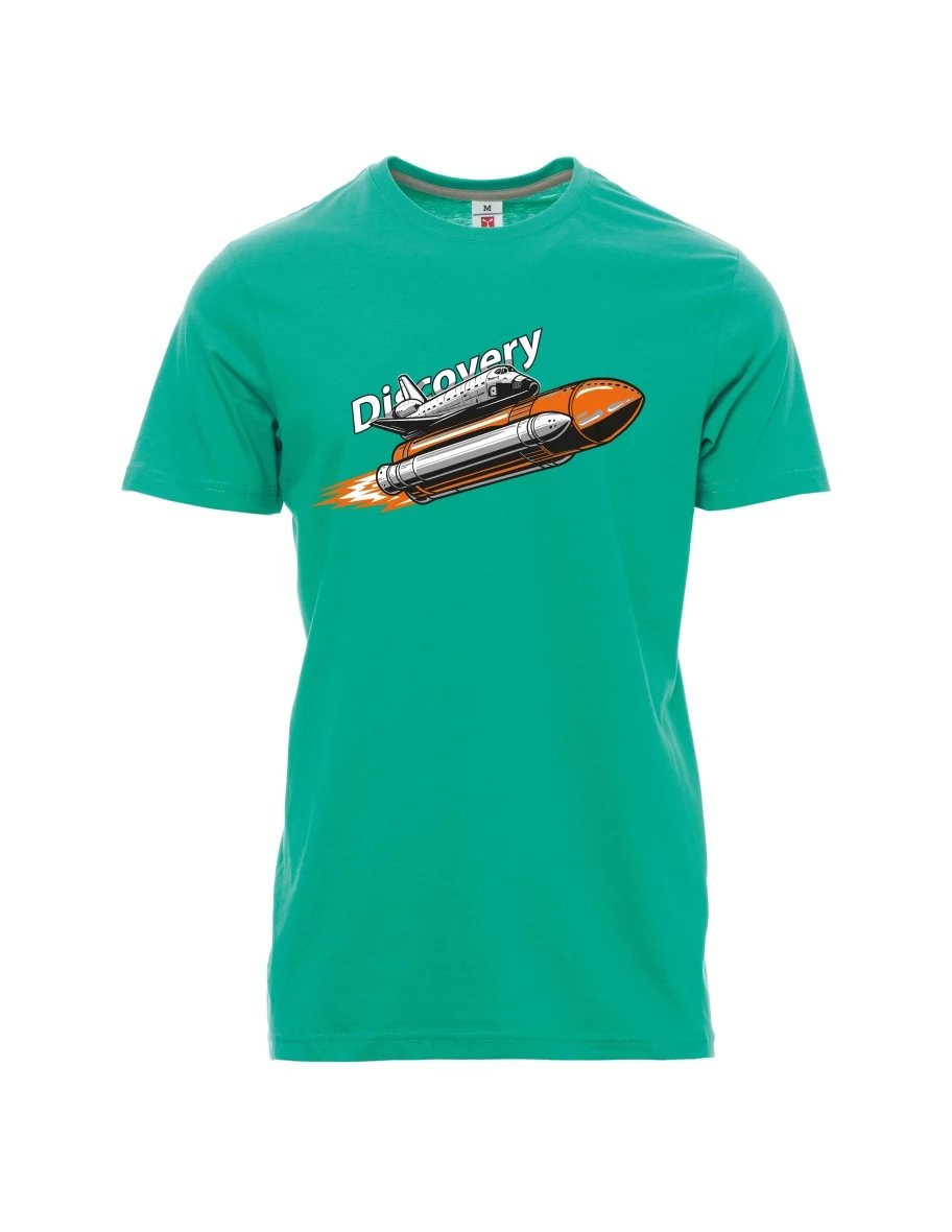 Smaragde T-Shirt für Männer Raumfähre Discovery