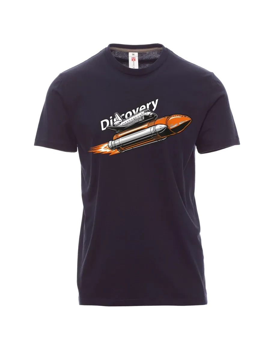 Marine T-Shirt für Männer Raumfähre Discovery