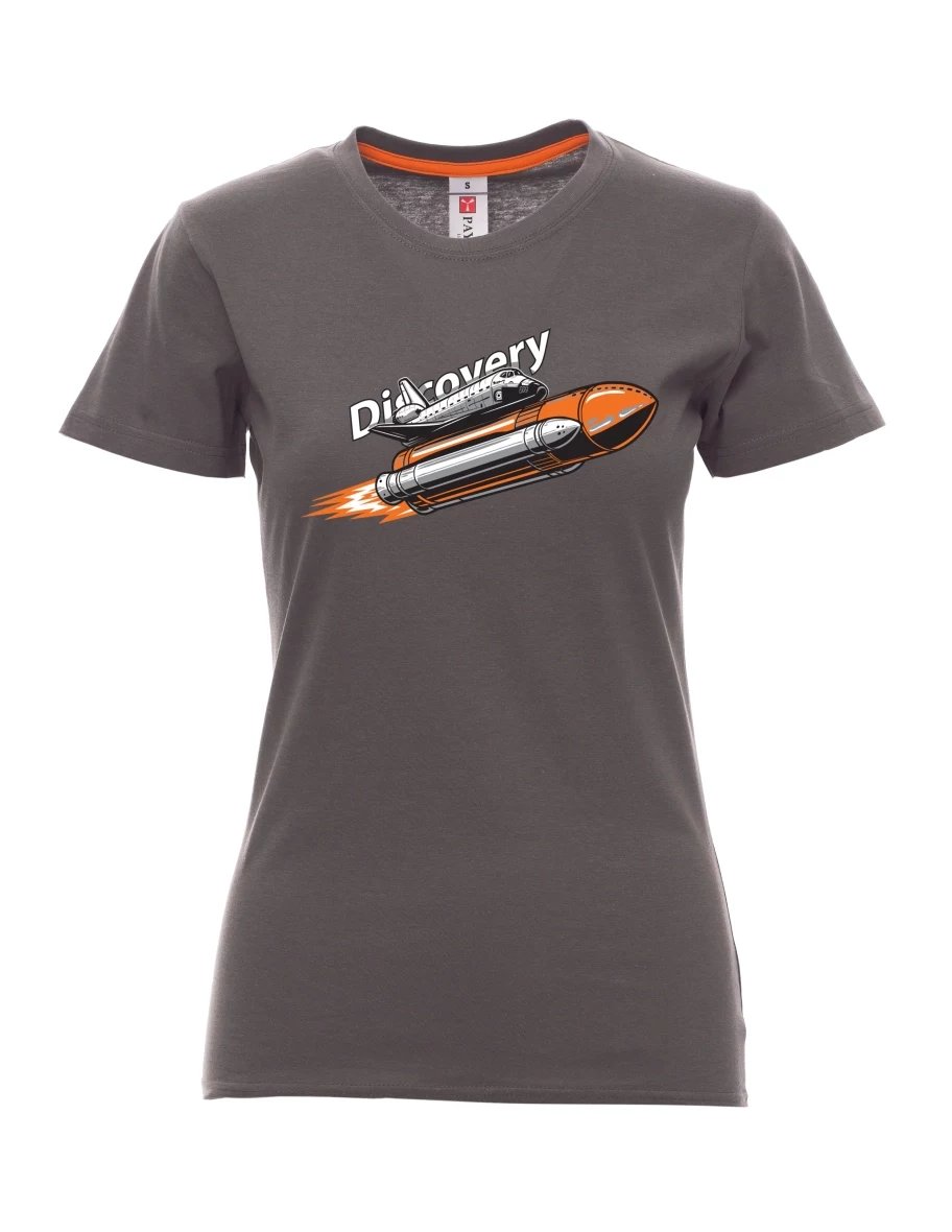 Rauch T-Shirt für Damen Raumfähre Discovery