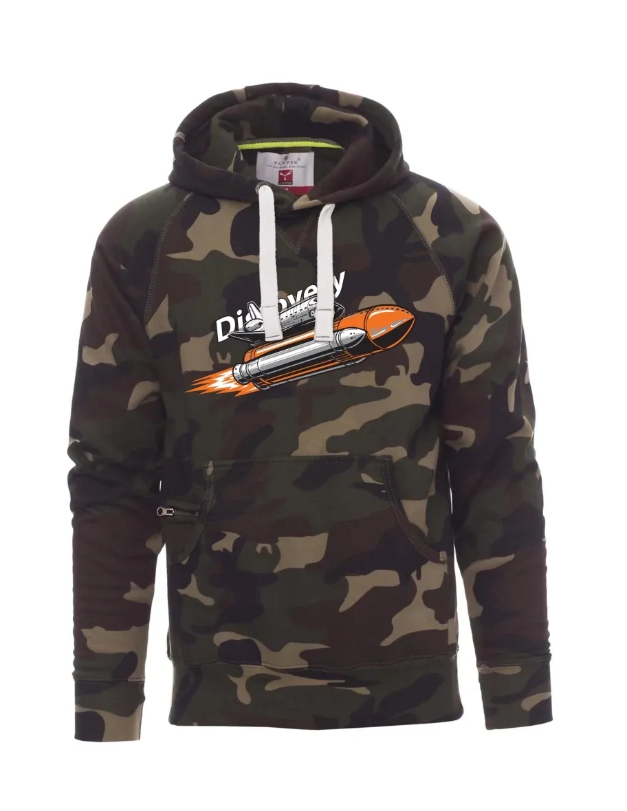 Tarnung Sweatshirt für Männer Raumfähre Discovery