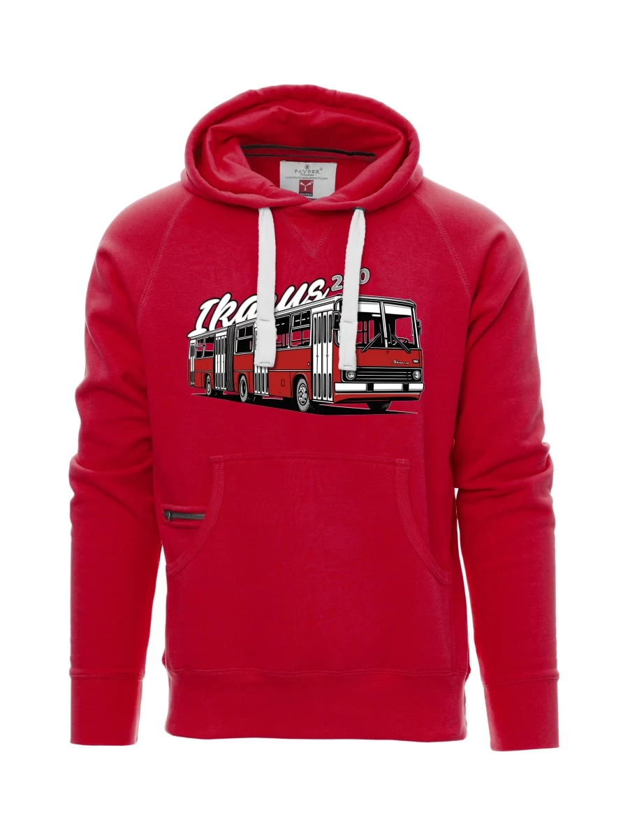 Rotes Sweatshirt für Männer Autobus Ikarus 280
