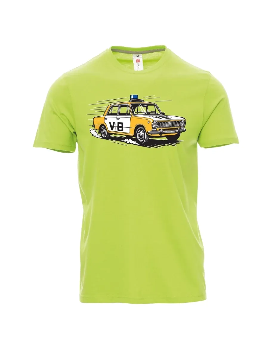 Hellgrünes T-Shirt für Männer Automobil VAZ 2101 VB