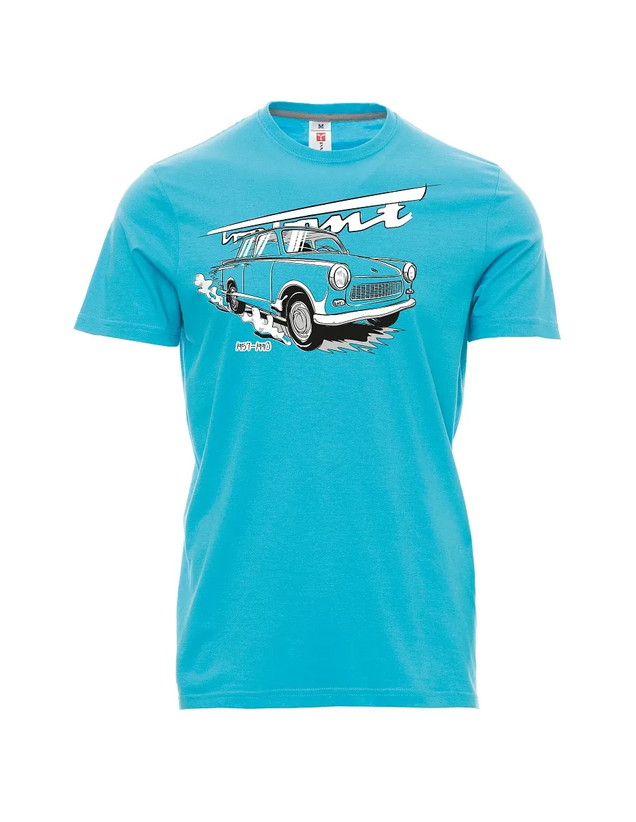 Atoll-blaues T-Shirt für Männer Trabi 601