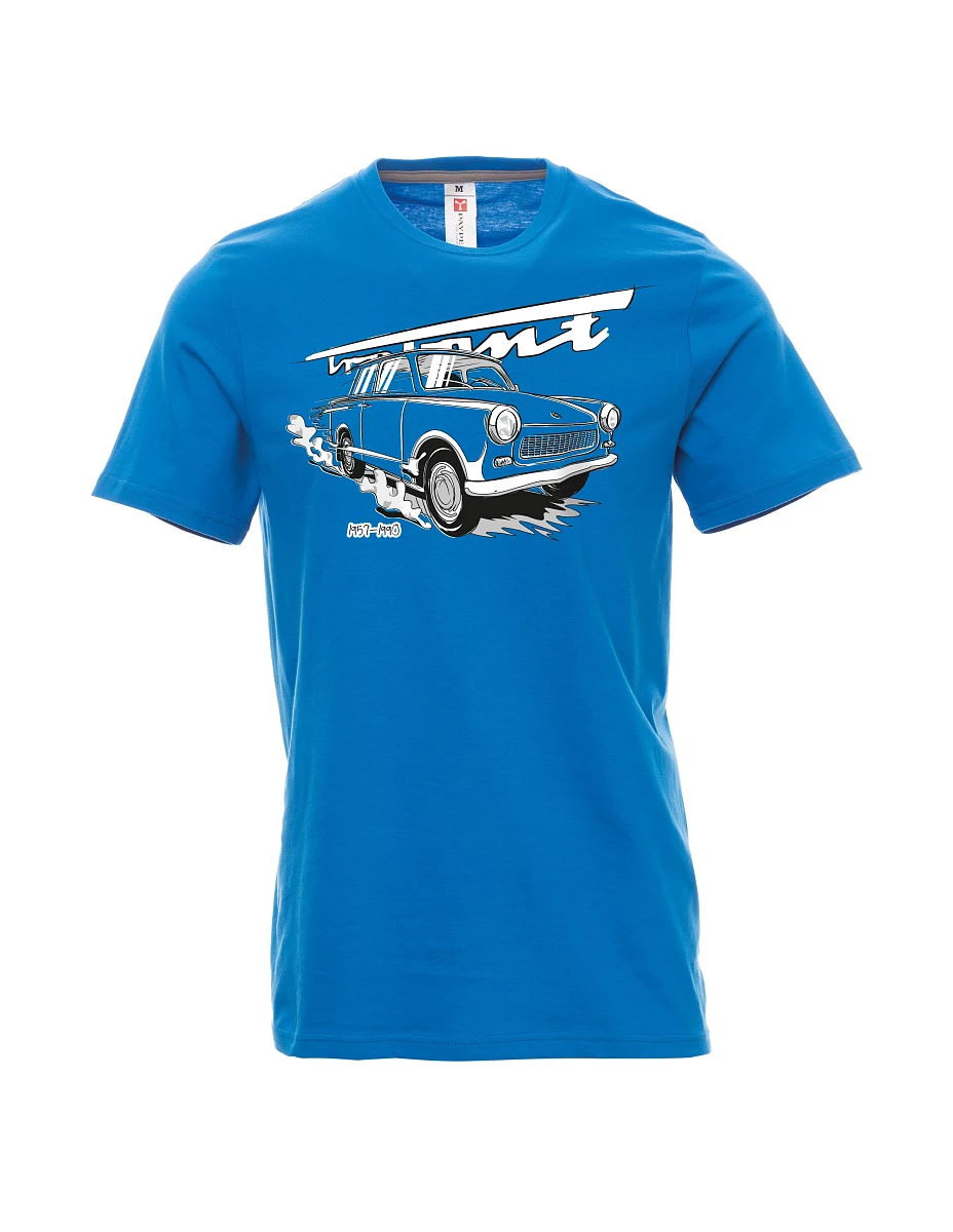 Hellblaues T-Shirt für Männer Trabi 601
