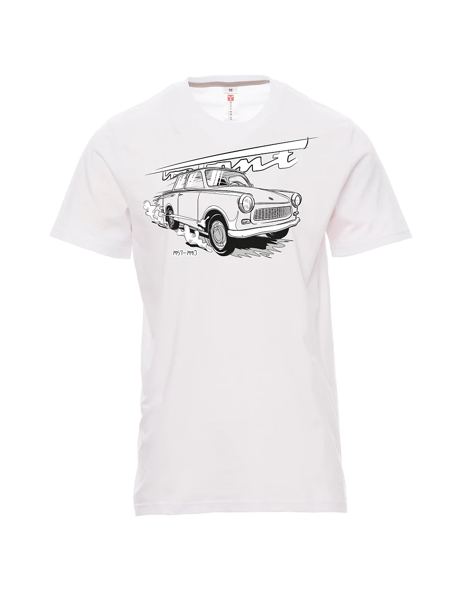 Weißes T-Shirt für Männer Trabi 601