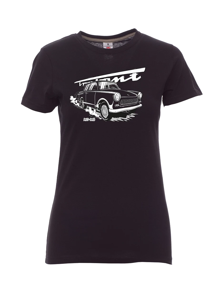Schwarzes T-Shirt für Damen Trabi 601