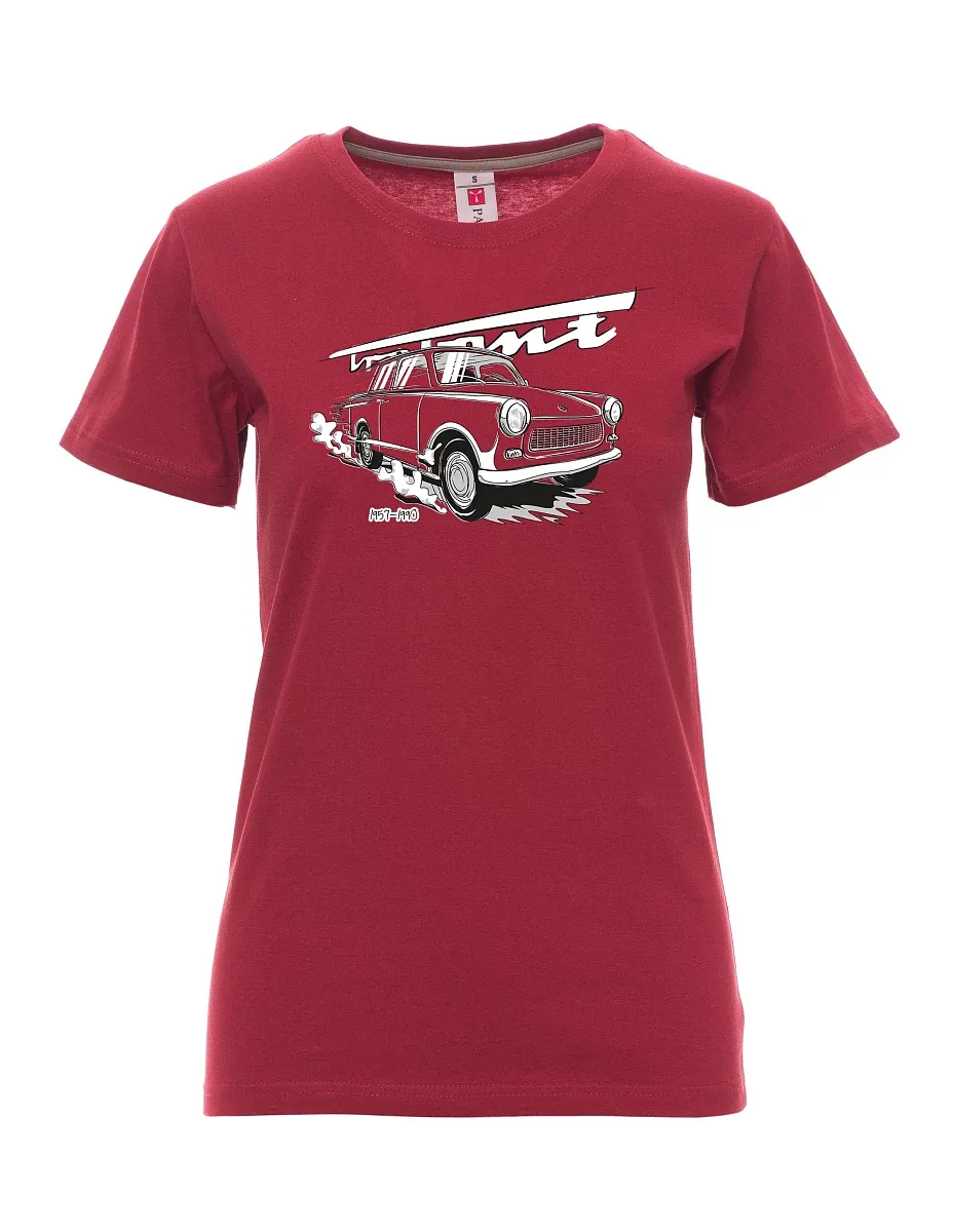 Bordeaux T-Shirt für Damen Trabi 601