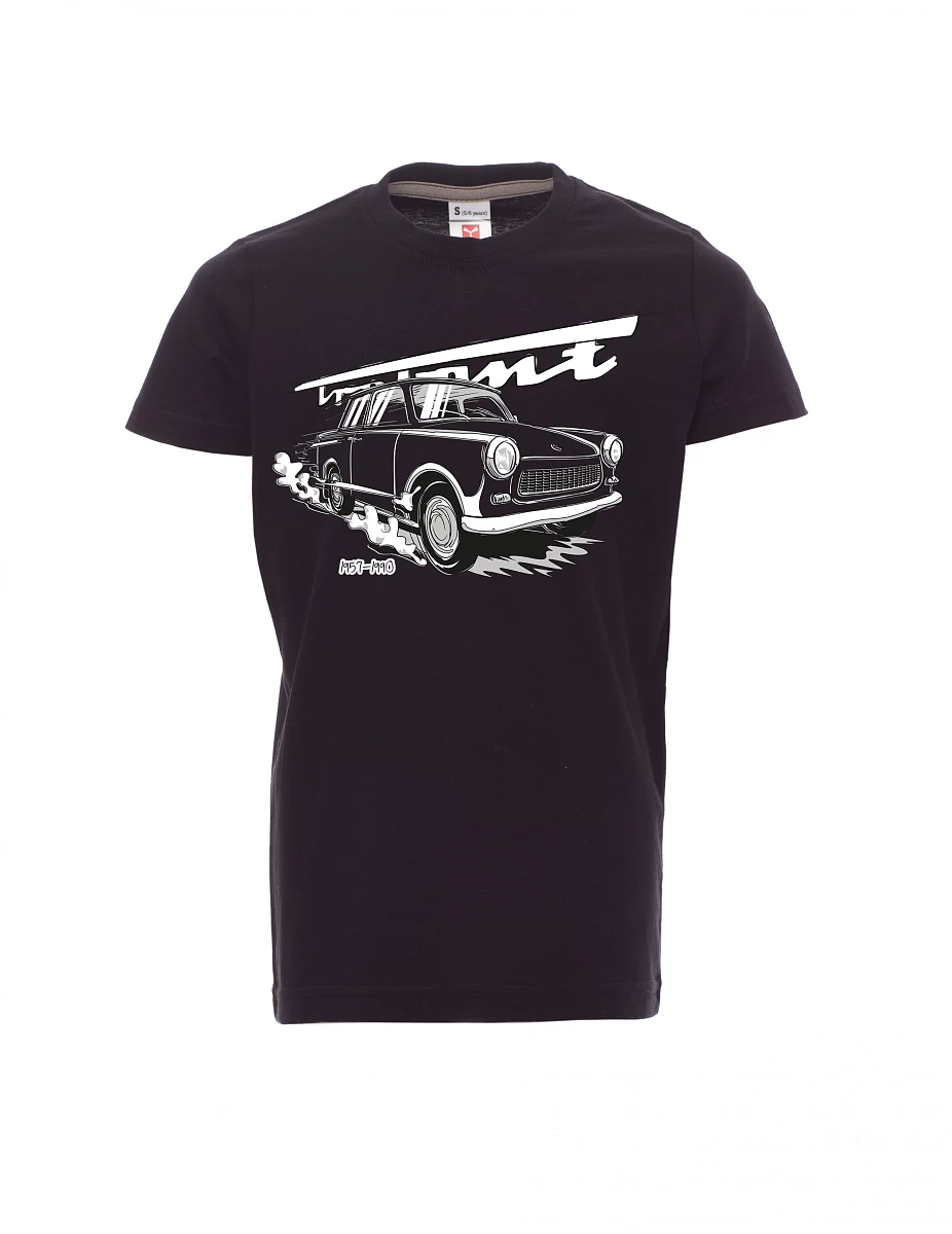 Schwarzes Kinder T-Shirt Trabi 601