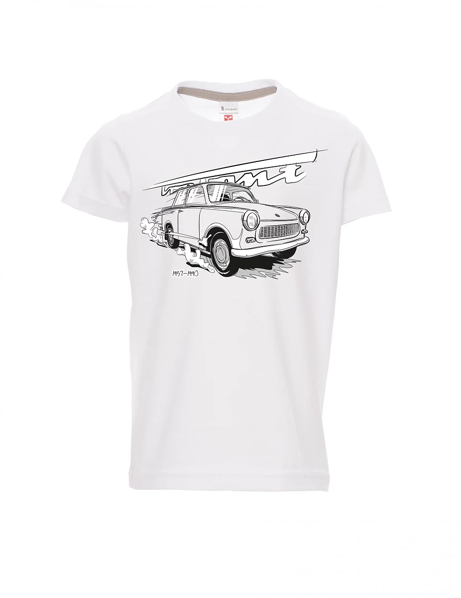 Weißes Kinder T-Shirt Trabi 601
